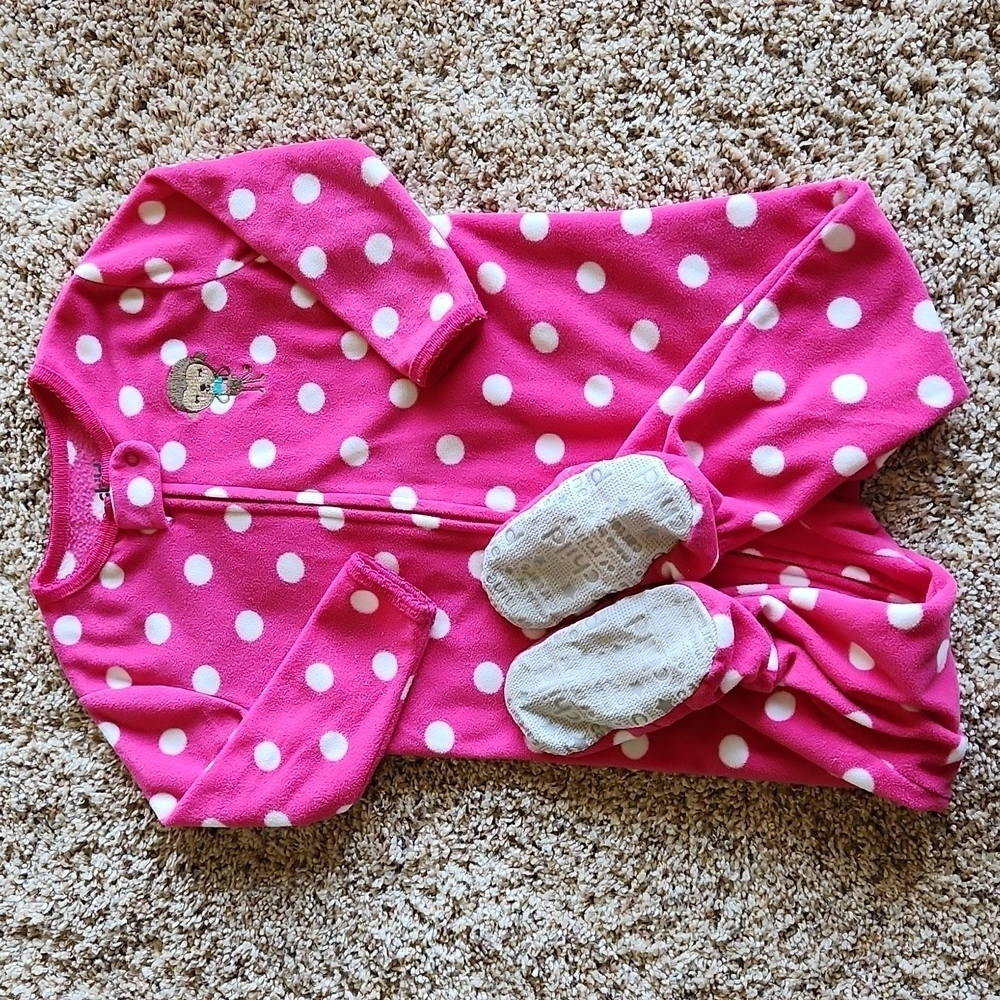 Child of mine fleece sleeper with feet